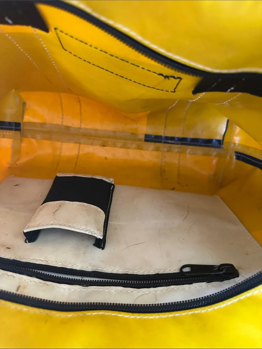 FREITAG Yellow & Navy Tote Bag authentic!